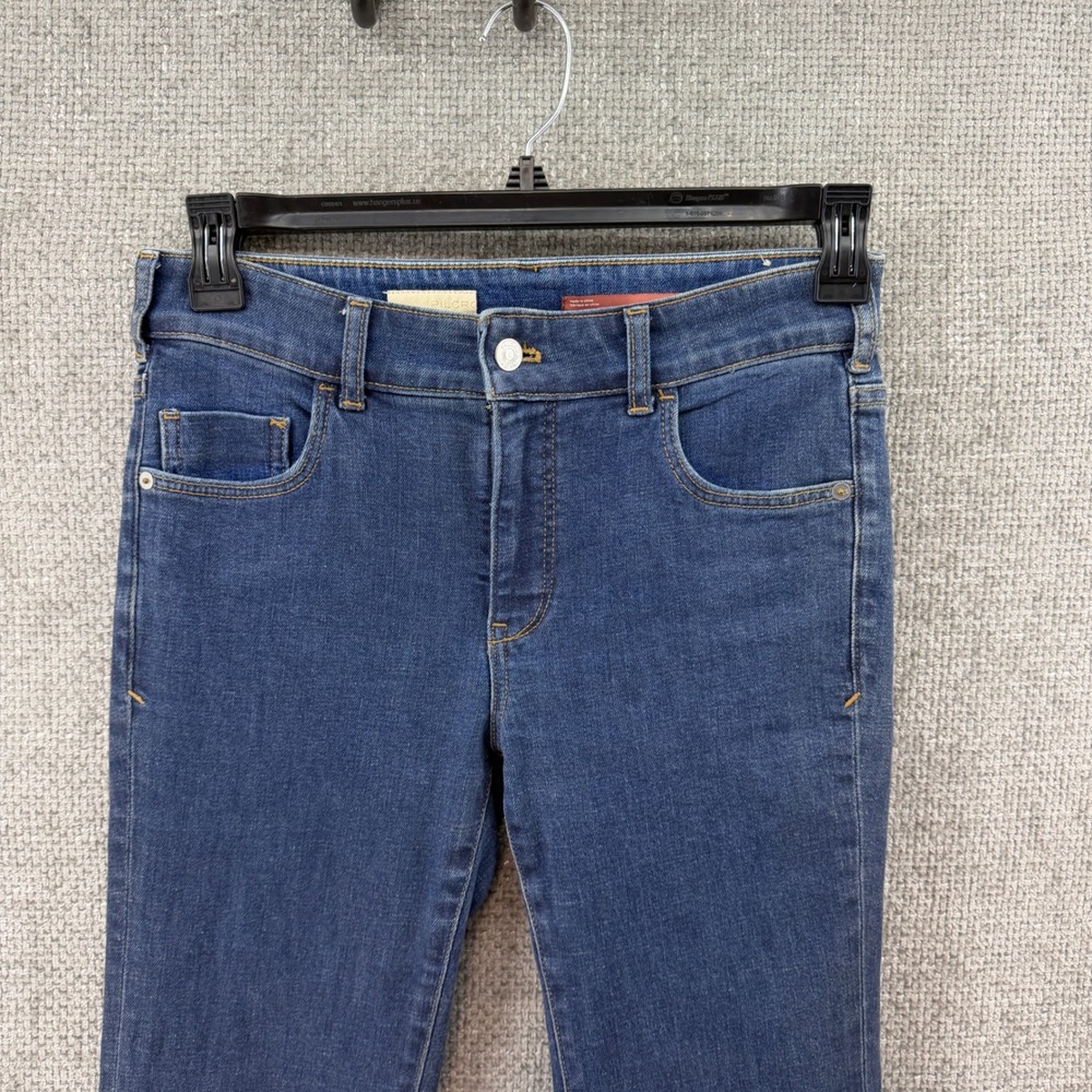 Pilcro and the Letterpress Womens's 28P The Demilune Bootcut Jeans Blue Stretch